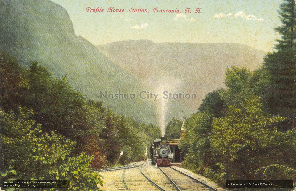 Postcard: Profile House Station, Franconia, New Hampshire